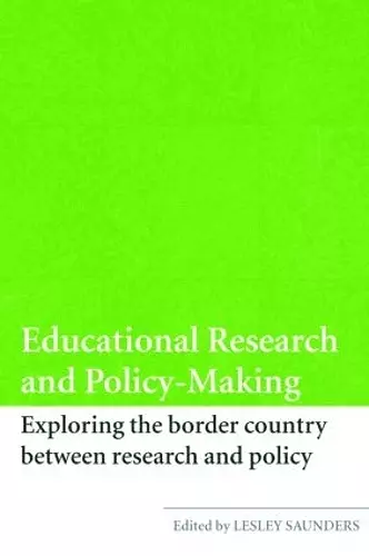 Educational Research and Policy-Making cover