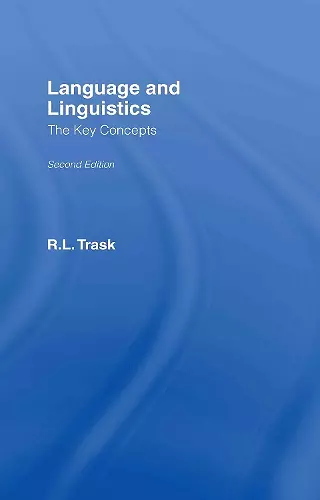 Language and Linguistics: The Key Concepts cover