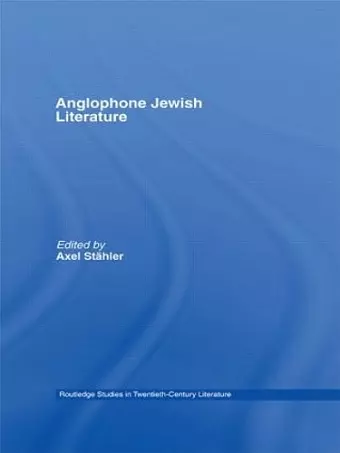 Anglophone Jewish Literature cover