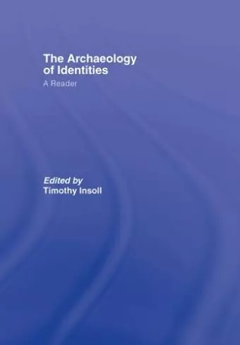 The Archaeology of Identities cover