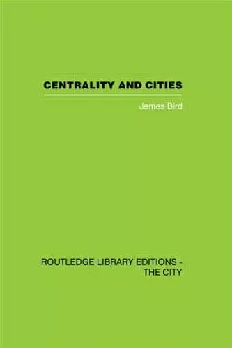 Centrality and Cities cover