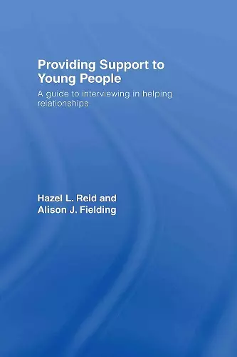 Providing Support to Young People cover