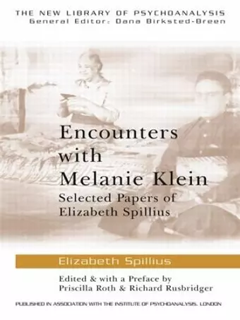 Encounters with Melanie Klein cover