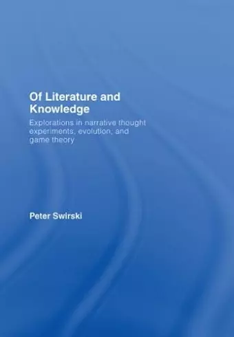 Of Literature and Knowledge cover