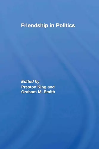 Friendship in Politics cover