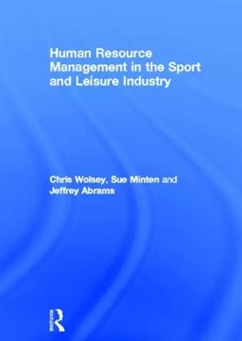 Human Resource Management in the Sport and Leisure Industry cover