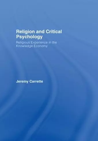 Religion and Critical Psychology cover