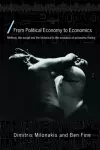 From Political Economy to Economics cover