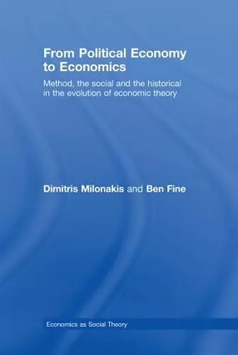 From Political Economy to Economics cover