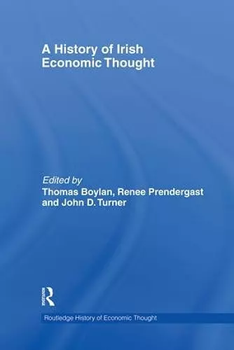 A History of Irish Economic Thought cover