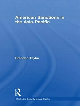 American Sanctions in the Asia-Pacific cover