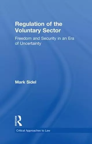 Regulation of the Voluntary Sector cover