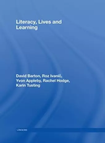 Literacy, Lives and Learning cover