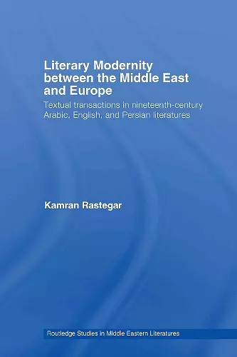 Literary Modernity Between the Middle East and Europe cover