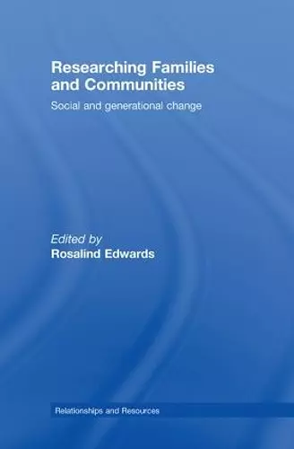 Researching Families and Communities cover