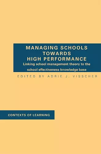 Managing Schools Towards High Performance cover