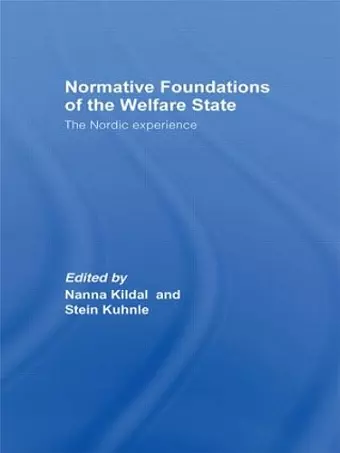 Normative Foundations of the Welfare State cover