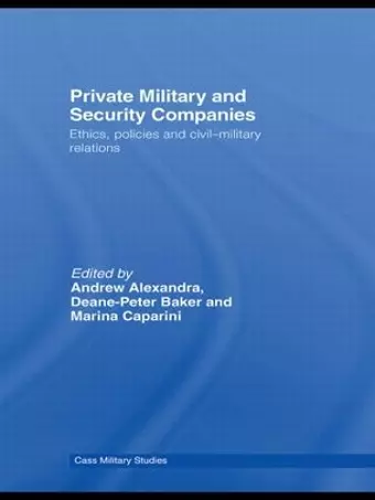 Private Military and Security Companies cover