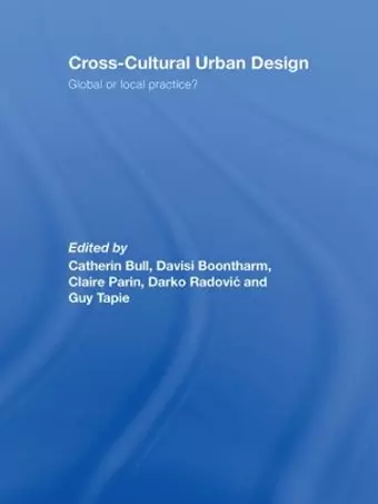 Cross-Cultural Urban Design cover