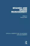 Brands and Brand Management cover
