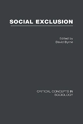 Social Exclusion cover