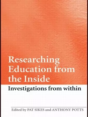 Researching Education from the Inside cover