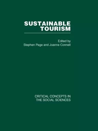 Sustainable Tourism cover