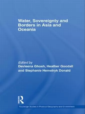 Water, Sovereignty and Borders in Asia and Oceania cover