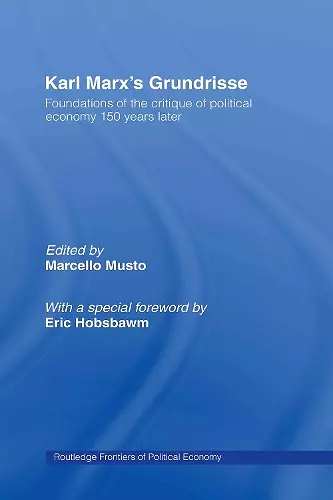 Karl Marx's Grundrisse cover