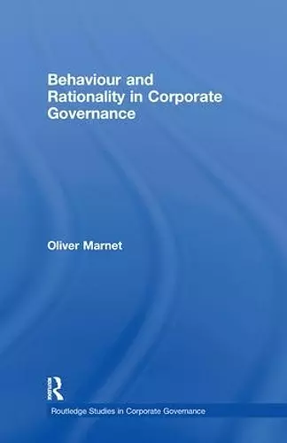 Behaviour and Rationality in Corporate Governance cover