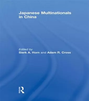 Japanese Multinationals in China cover