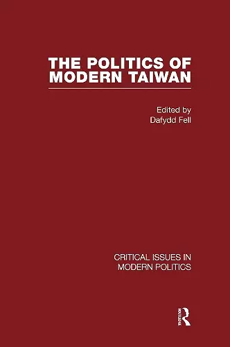 Politics of Modern Taiwan cover