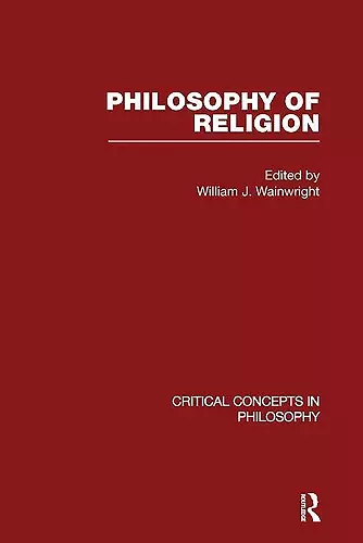 Philosophy of Religion cover