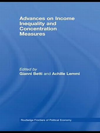 Advances on Income Inequality and Concentration Measures cover