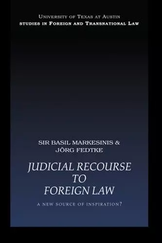 Judicial Recourse to Foreign Law cover