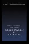 Judicial Recourse to Foreign Law cover