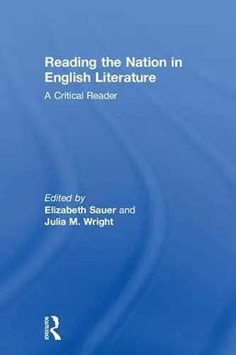 Reading the Nation in English Literature cover