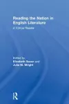 Reading the Nation in English Literature cover