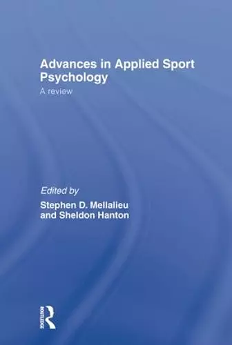 Advances in Applied Sport Psychology cover