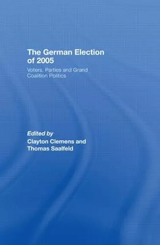 The German Election of 2005 cover