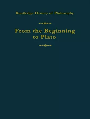 Routledge History of Philosophy cover