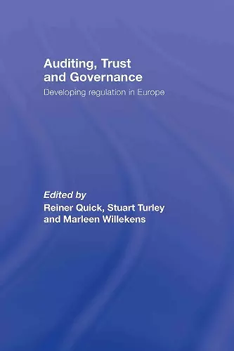 Auditing, Trust and Governance cover