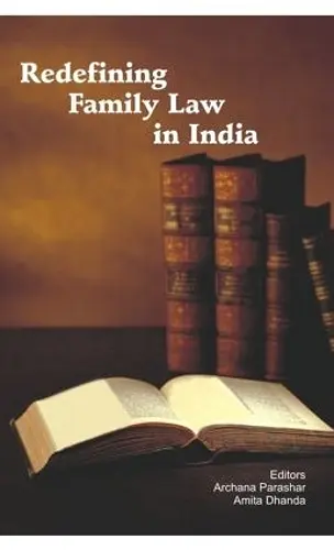 Redefining Family Law in India cover