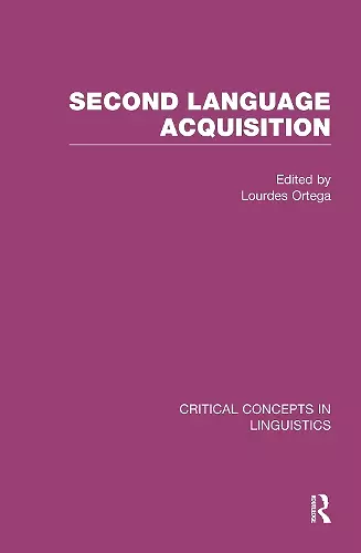 Second-Language Acquisition cover