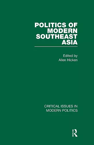 Politics of Modern Southeast Asia cover