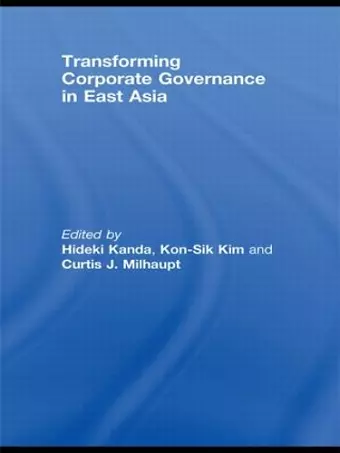 Transforming Corporate Governance in East Asia cover