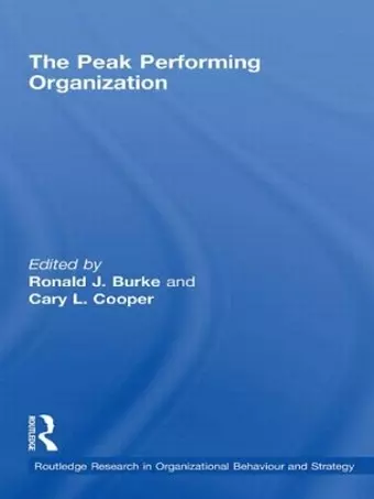 The Peak Performing Organization cover