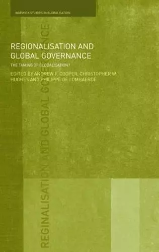 Regionalisation and Global Governance cover