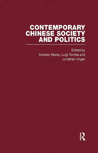 Contemporary Chinese Society and Politics cover