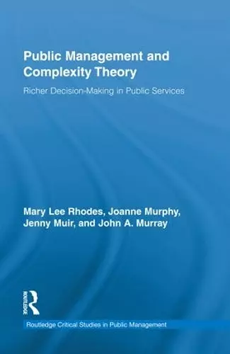 Public Management and Complexity Theory cover